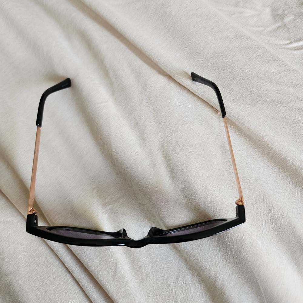 LC Lauren Conrad Sunglasses Women OS Black Excellent Rose Gold Purple Gradient - Picture 7 of 7